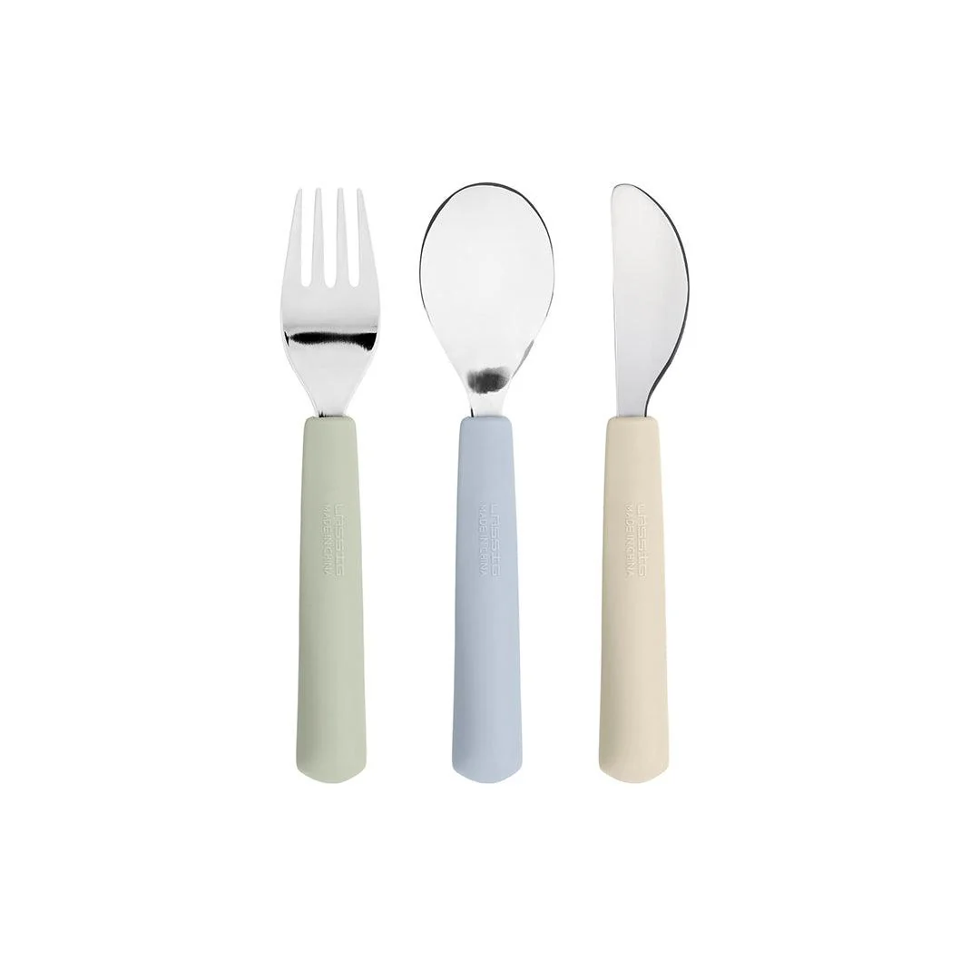 Lassig Cutlery with Silicone Handle - Happy Fruits - Lemon - Image 4