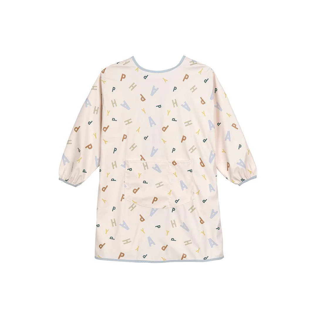 Lassig Long Sleeve Apron - Happy Fruits - Light Blue