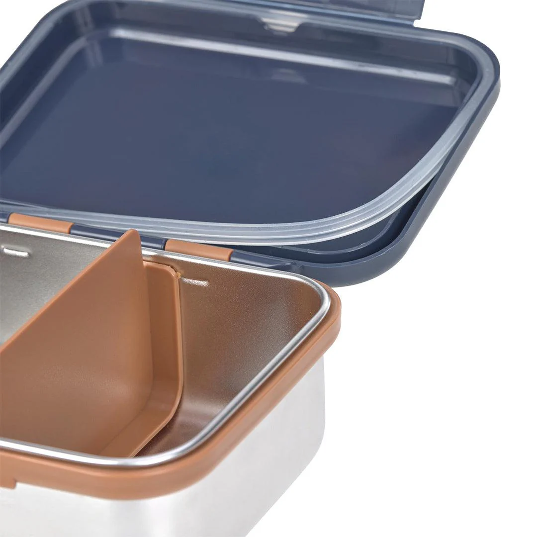 Lassig Lunchbox Stainless Steel - Little Gang - Smile Navy - Image 8