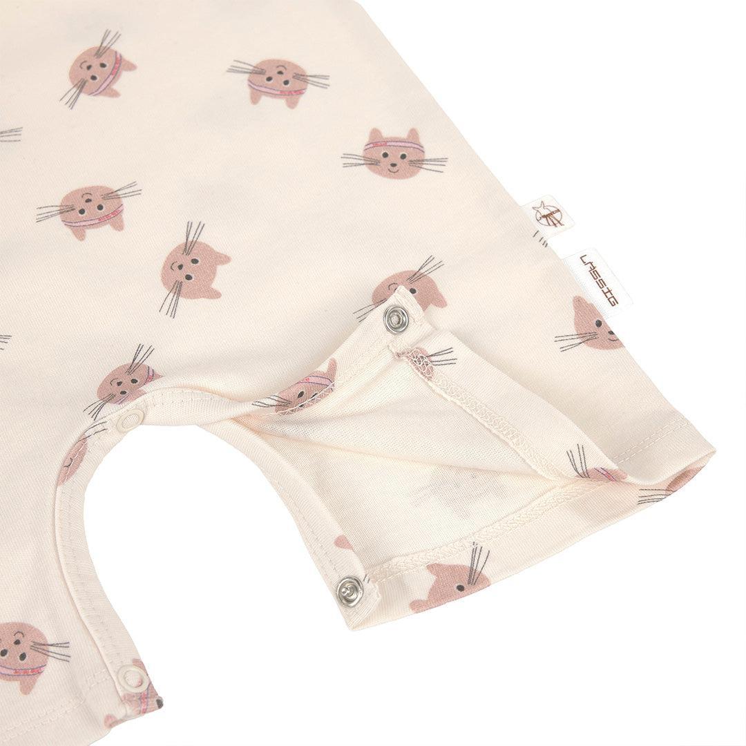 Lassig Playsuit GOTS - Cat Nature - Beige - Image 6