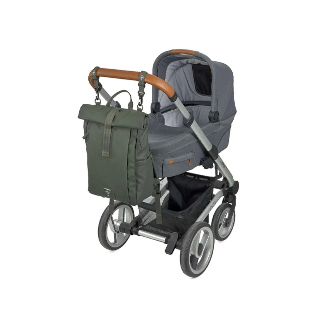 Lassig Rolltop Backpack - Olive - Image 3