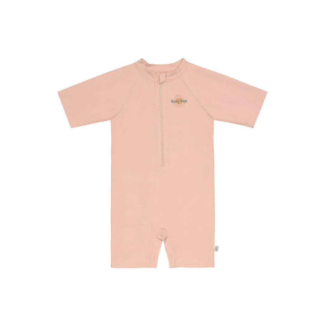 Lassig Short Sleeve Sunsuit  - Pink