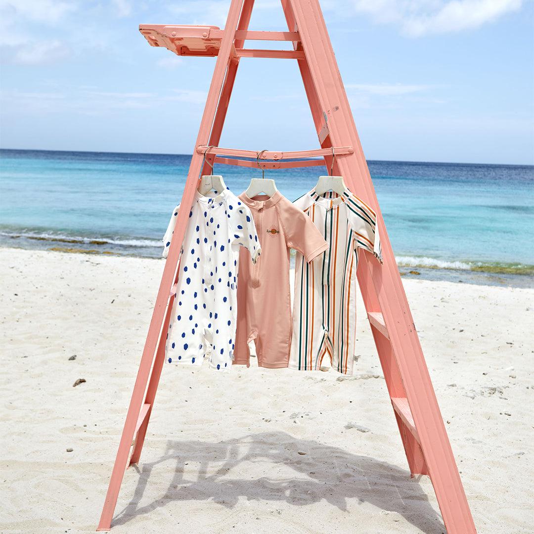 Lassig Short Sleeve Sunsuit  - Pink - Image 2
