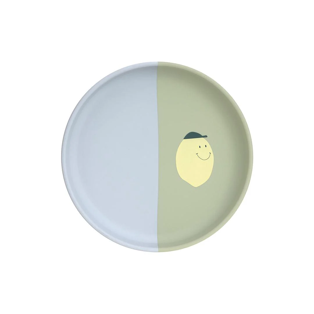 Lassig Silicone Plate - Happy Fruits - Lemon