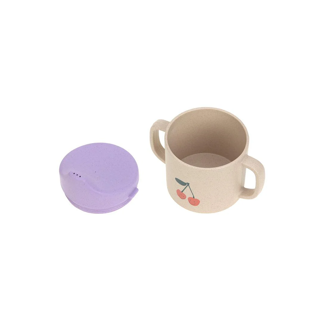 Lassig Sippy Cup Cellulose - Happy Fruits - Cherry - Image 3