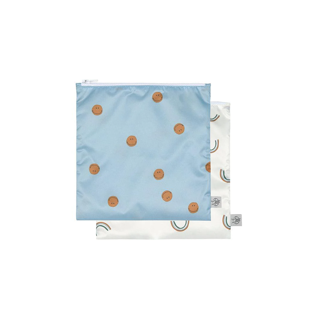 Lassig Snack Bag - Happy Rascals - Smile Sky Blue - Image 3