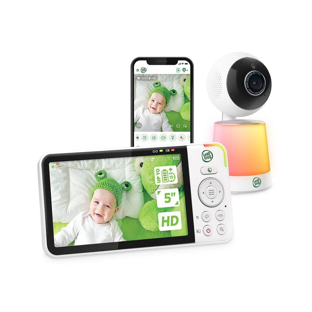 LeapFrog LF4915HD 5" Wi-Fi  Pan & Tilt Monitor - White