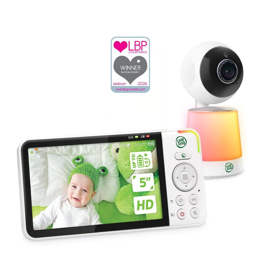 LeapFrog LF4915HD 5" Wi-Fi  Pan & Tilt Monitor - White - Image 3