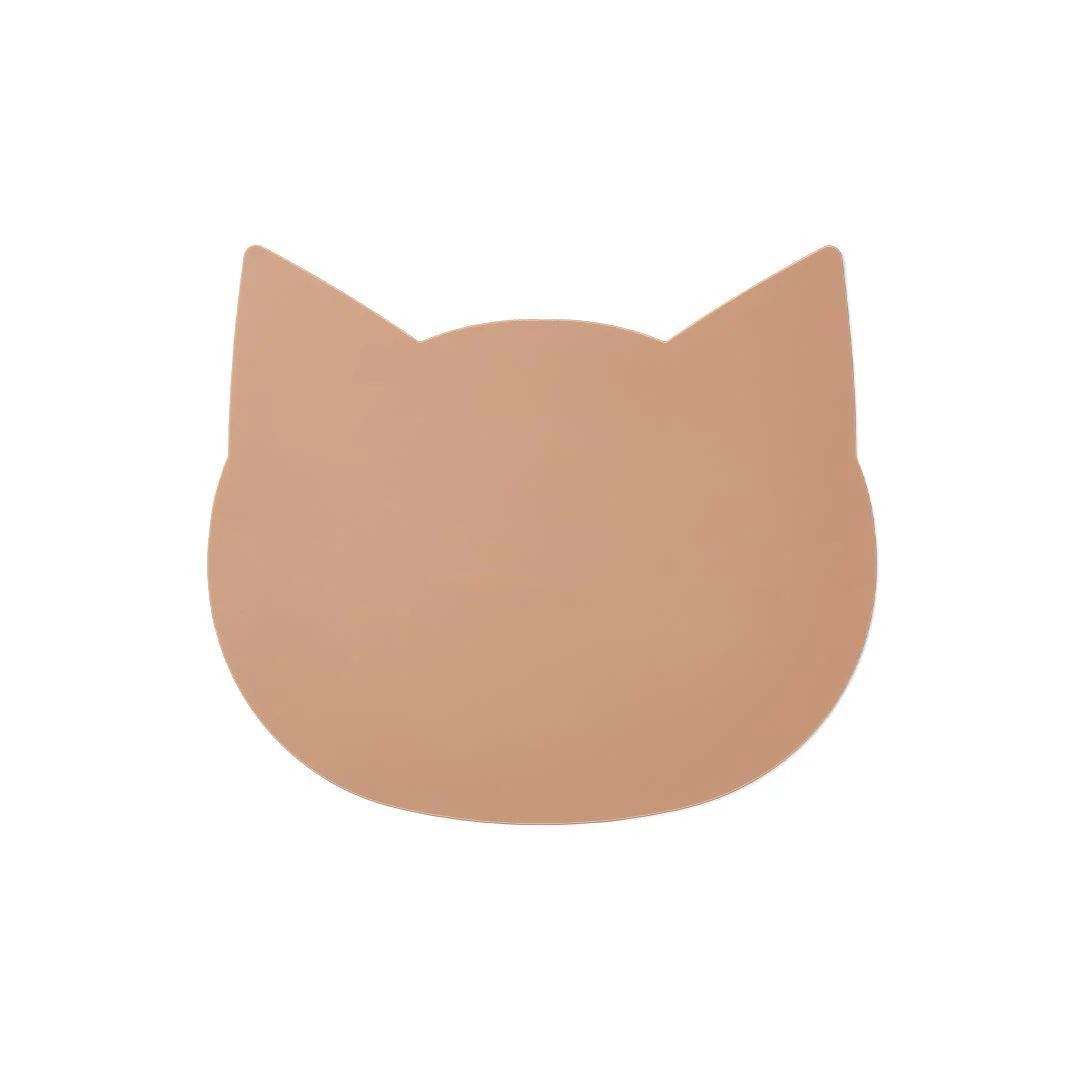 Liewood Aura Cat Placemat - Dark Rose