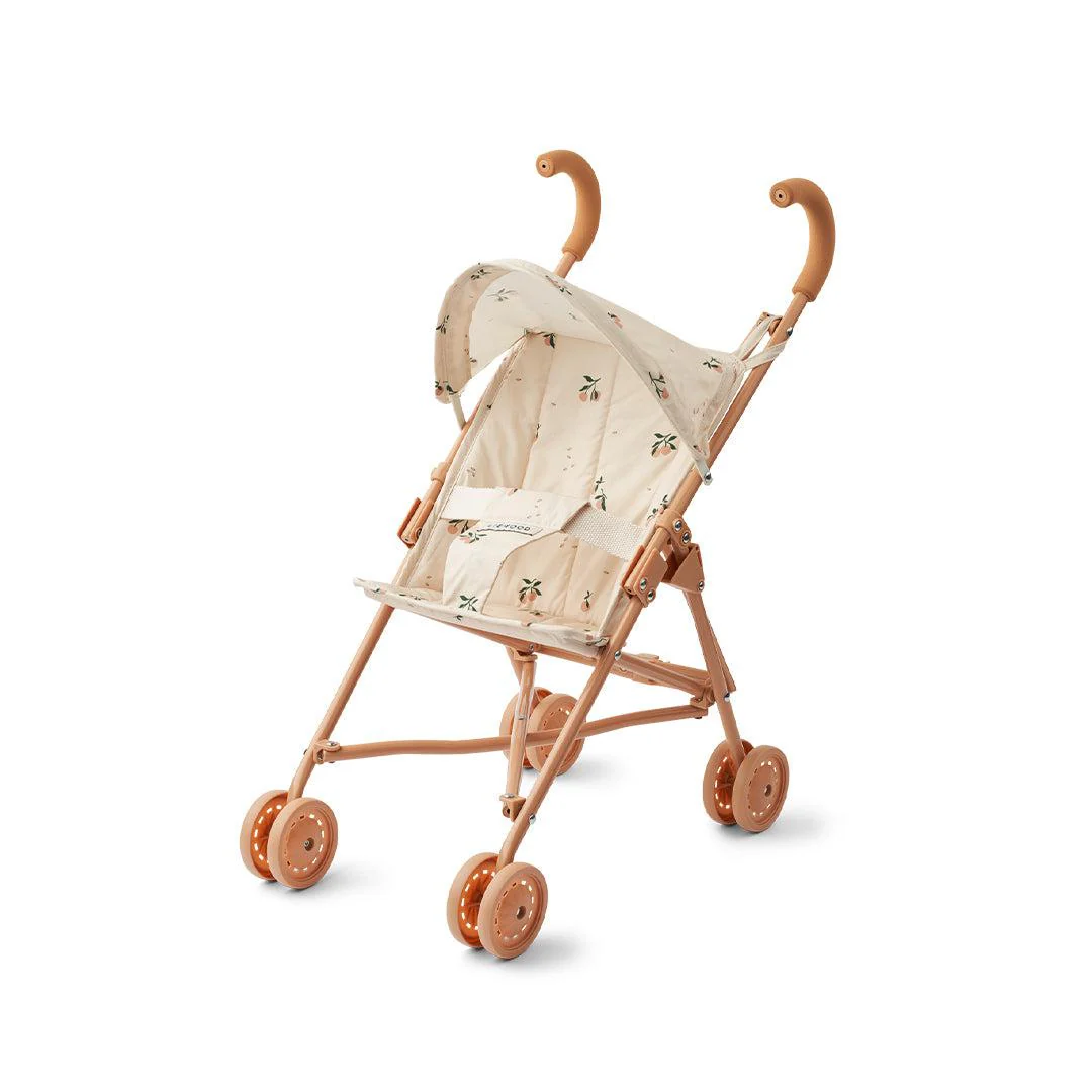 Liewood Elsie Doll Stroller - Peach - Sea Shell - Image 5
