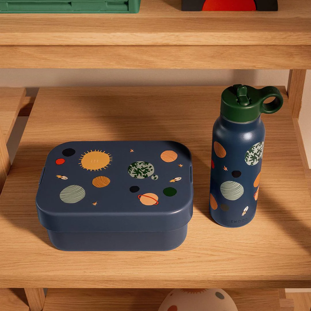 Liewood Falk Water Bottle 350 ml - Universe / Classic Navy - Image 2