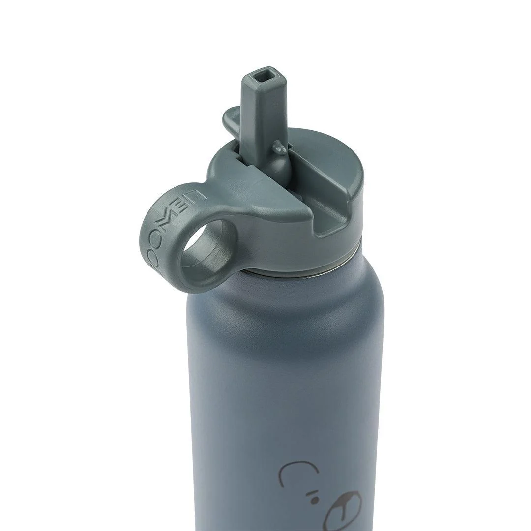 Liewood Falk Water Bottle 350ml - Mr Bear Whale Blue - Image 3