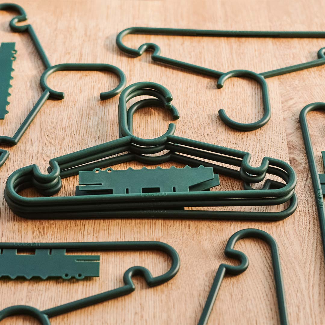 Liewood Falton Crocodile Hanger 8-pack - Garden Green - Image 2
