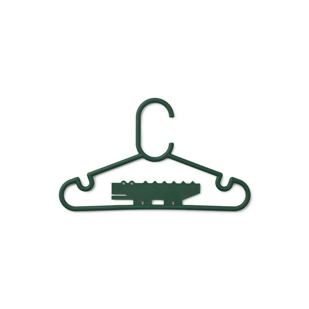 Liewood Falton Crocodile Hanger 8-pack - Garden Green - Image 3