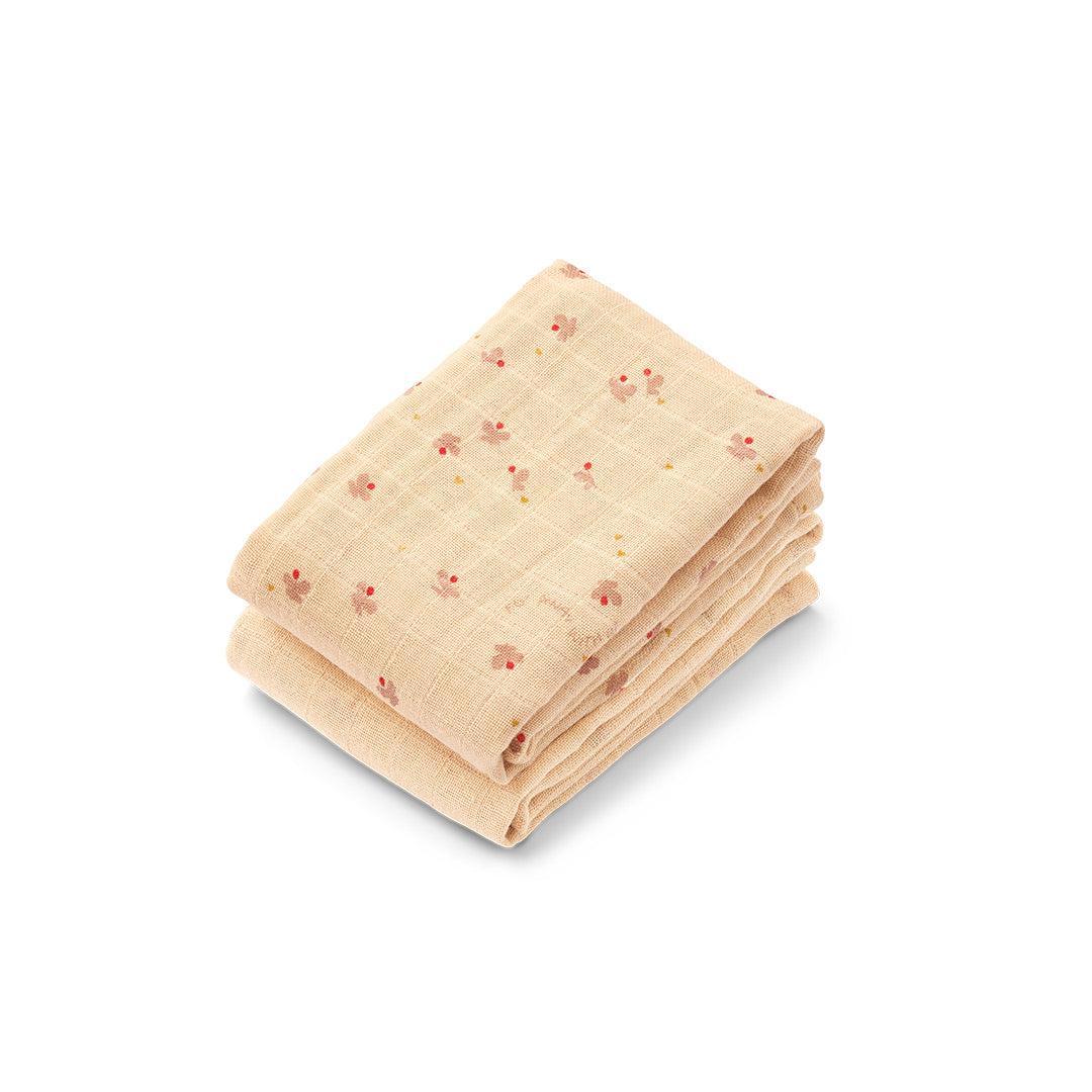 Liewood Lewis Muslin Cloth 2-Pack - Mini Butterfly / Apple Blossom Mix