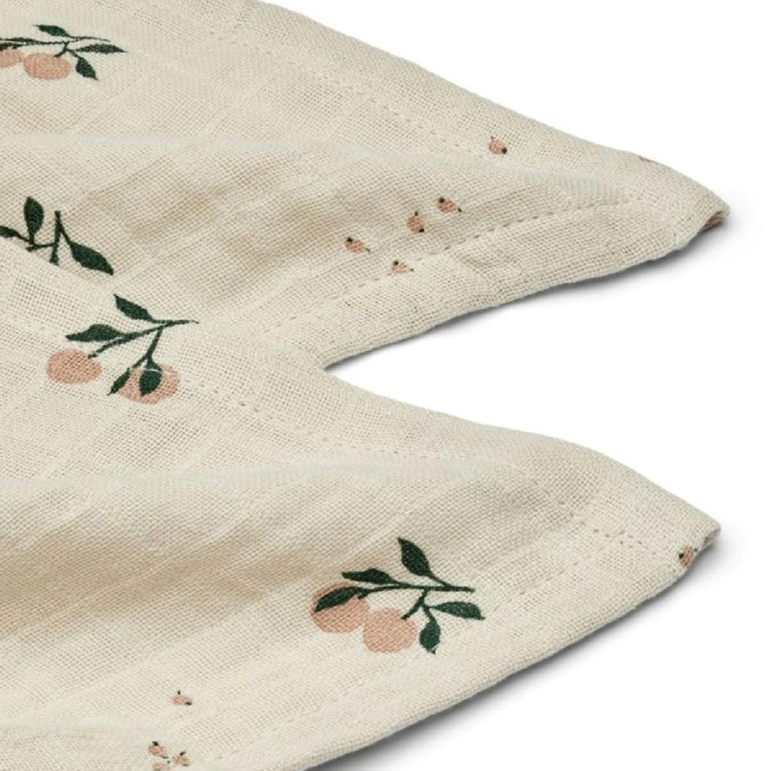 Liewood Lewis Muslin Cloth - 2-Pack - Peach Sea Shell Mix - Image 2