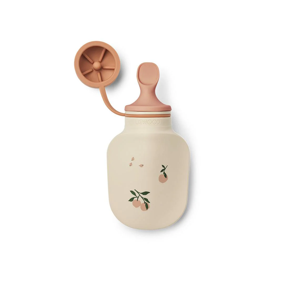 Liewood Lizzie Smoothie Bottle 2-Pack - Peach / Sea Shell - Image 3