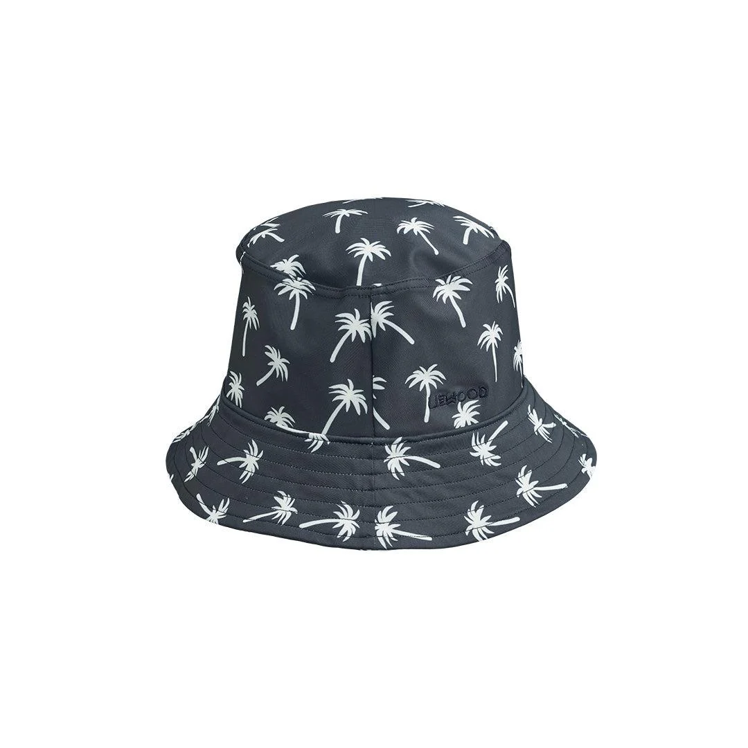 Liewood Matty Sun Hat - Palms/Dark Blue - Image 2