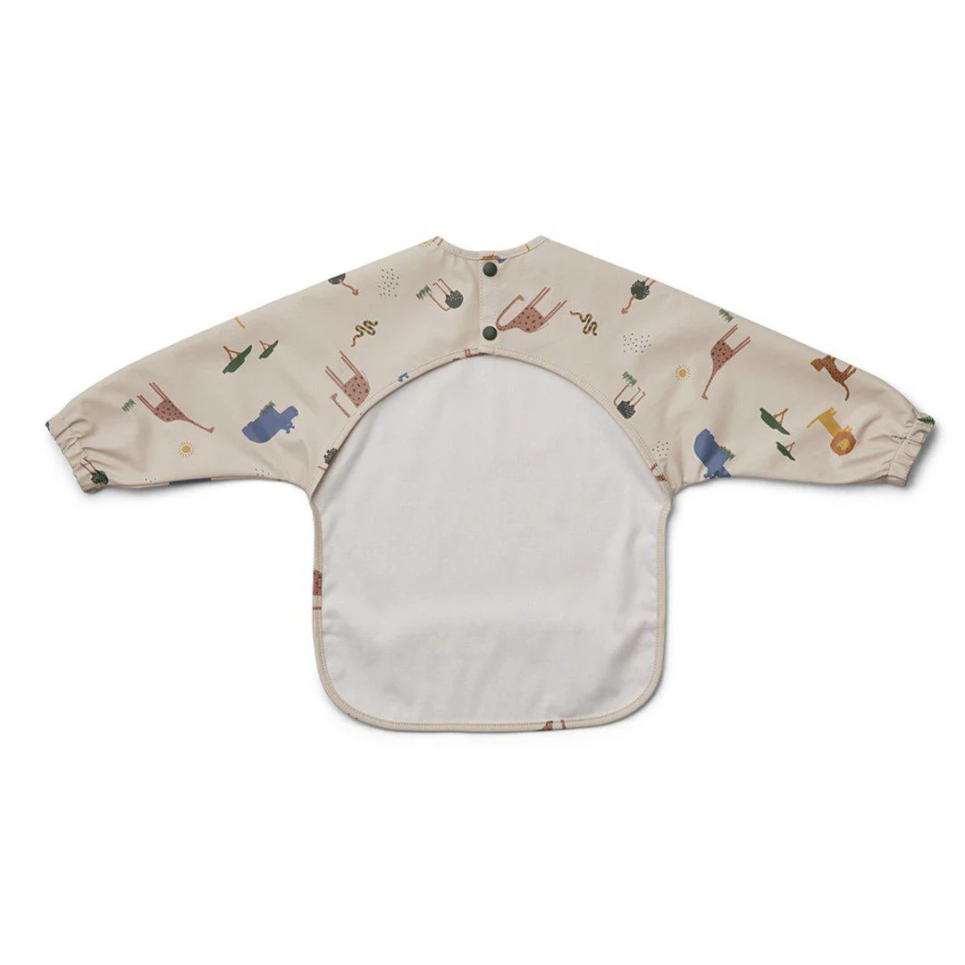 Liewood Merle Cape Bib - Safari - Sandy Mix - Image 3