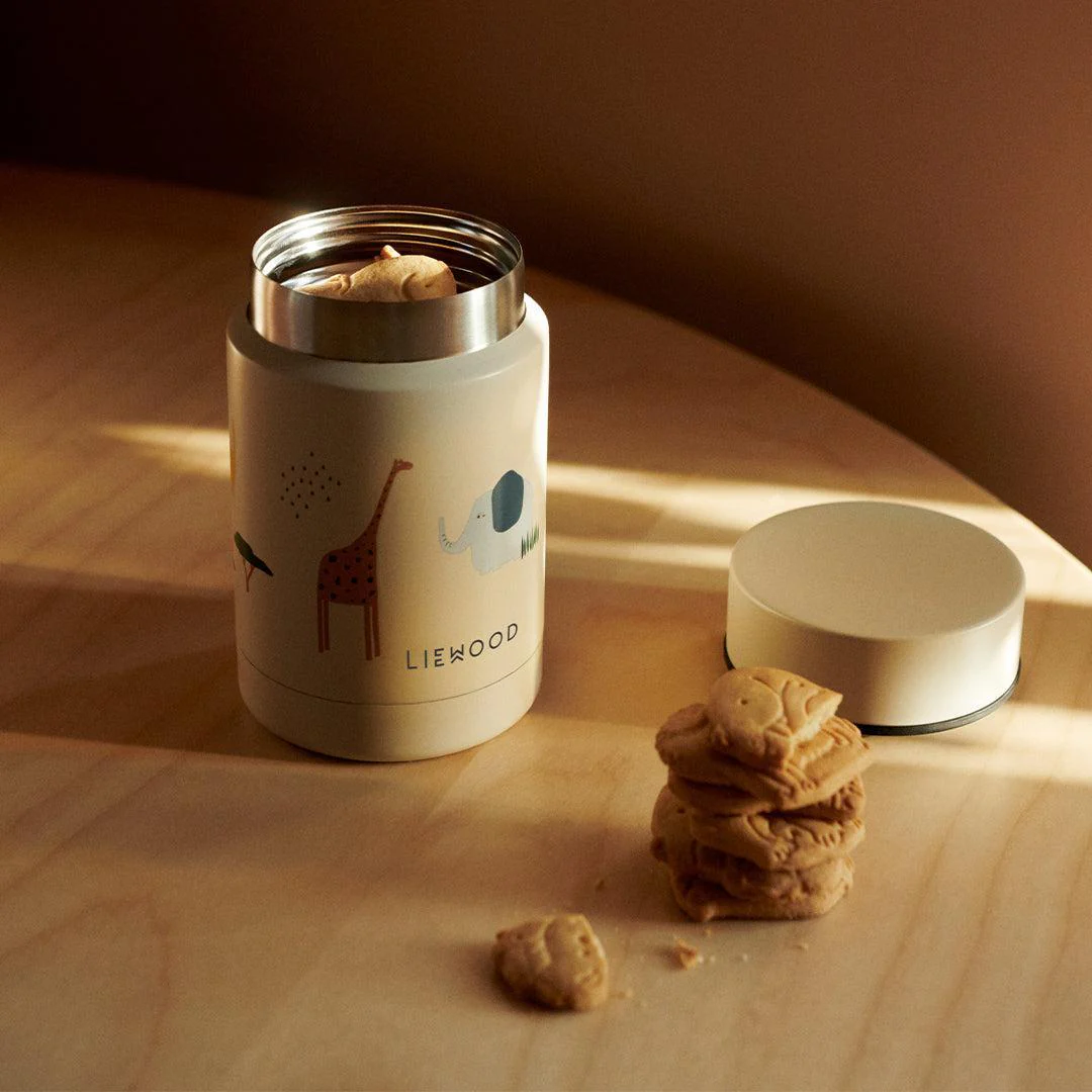 Liewood Nadja Food Jar - Safari Sandy Mix - Image 3