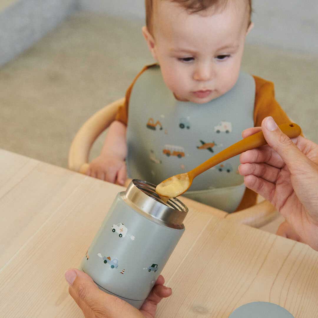 Liewood Nadja Food Jar - Vehicles - Dove Blue Mix - Image 2