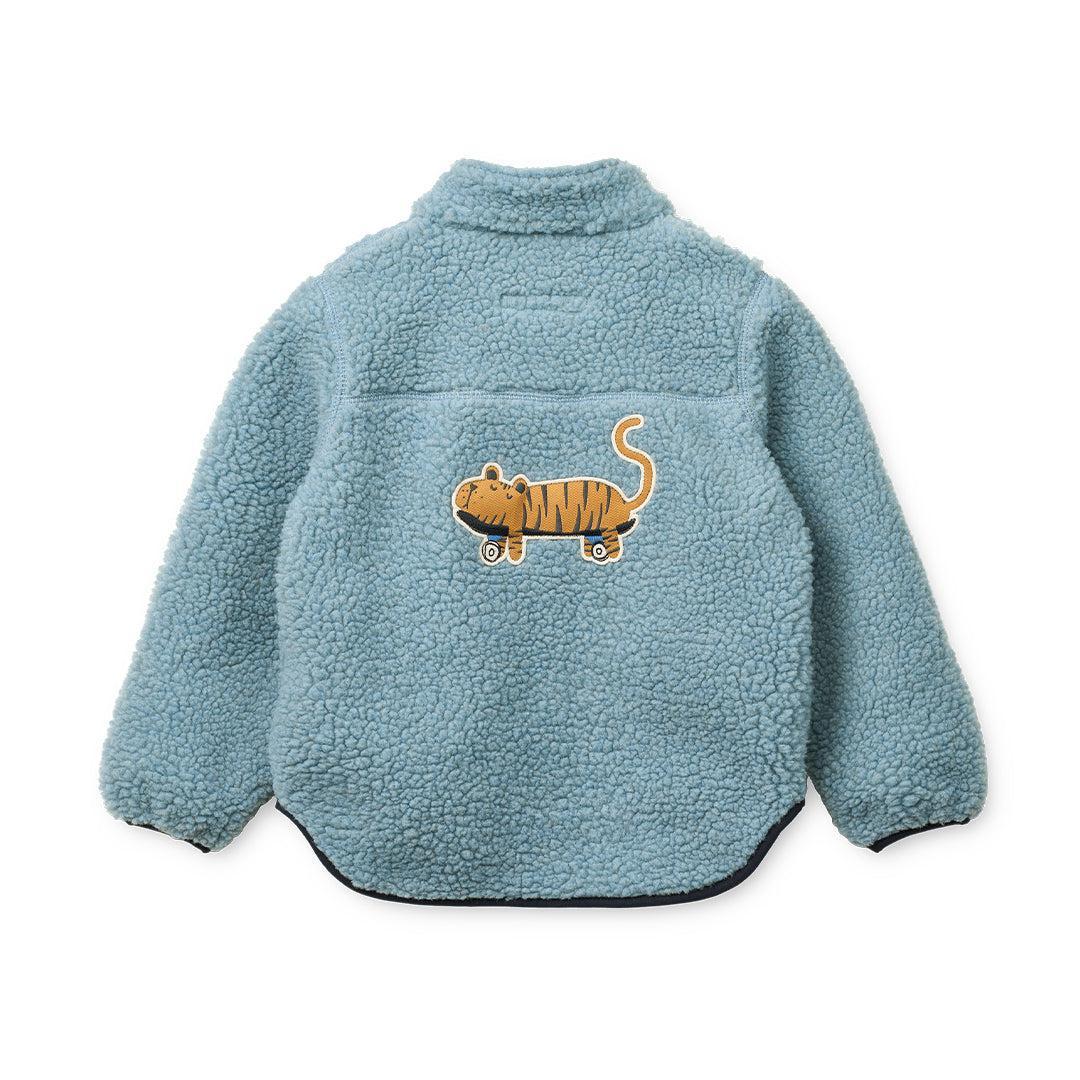 Liewood Nolan Pile Jacket - Beach Blue - Image 2