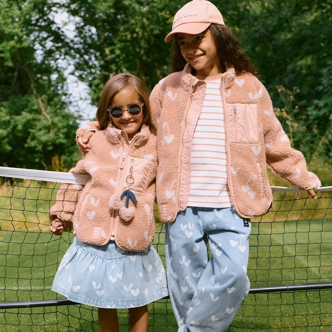 Liewood Nolan Pile Jacket - Sweethearts / Pale Tuscany - Image 2