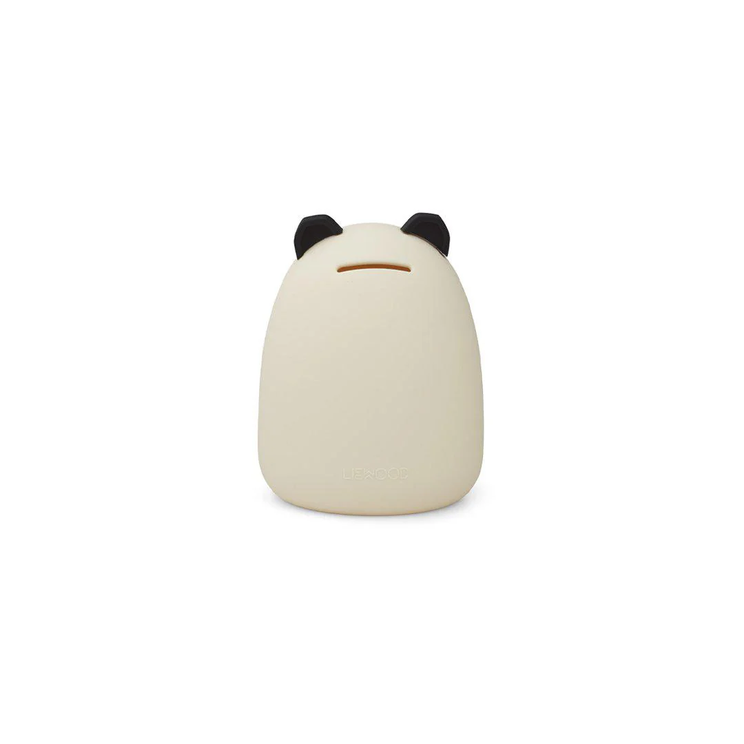 Liewood Palma Money Bank - Panda - Creme de la Creme - Image 2