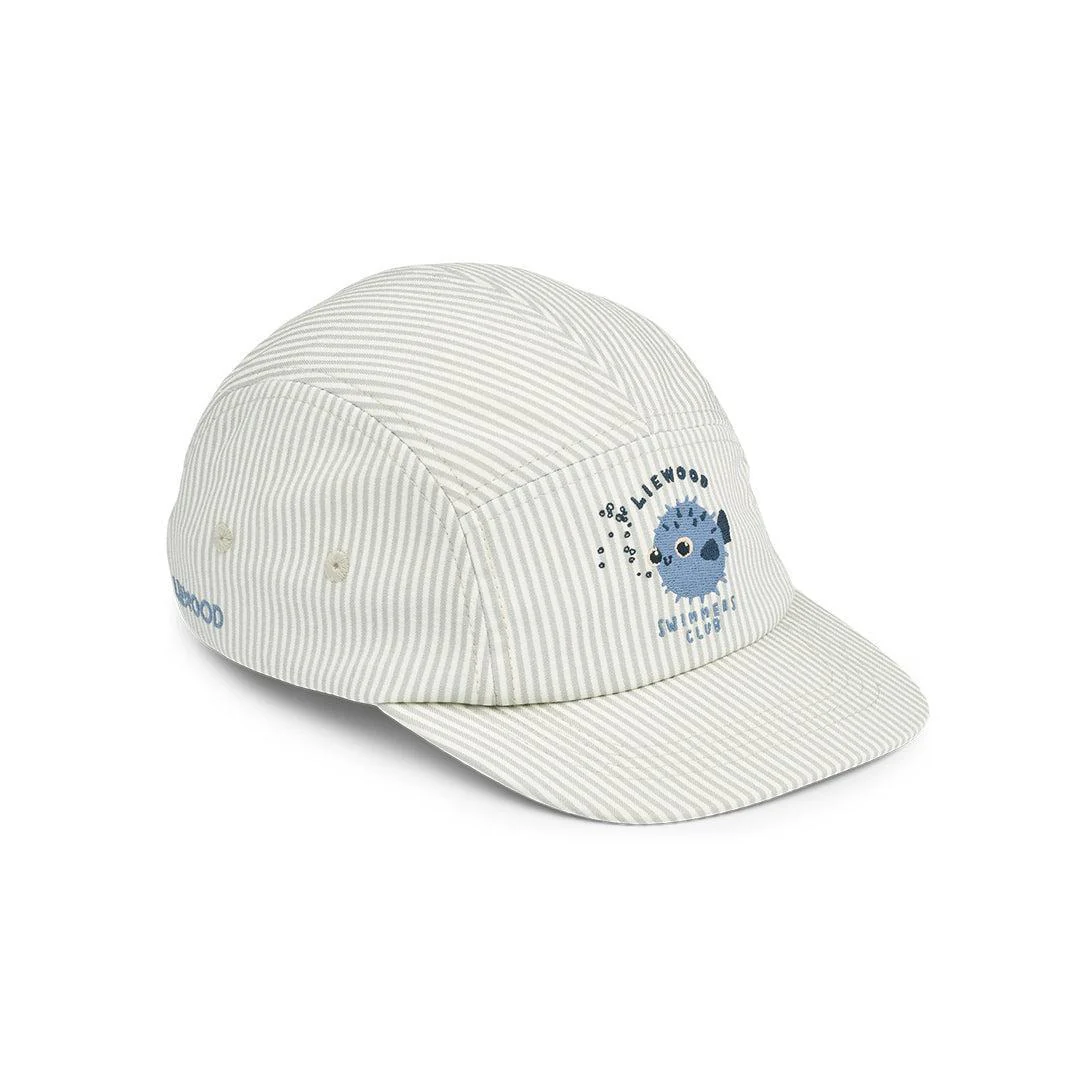Liewood Rory Seersucker Cap - Peppermint / Sandy