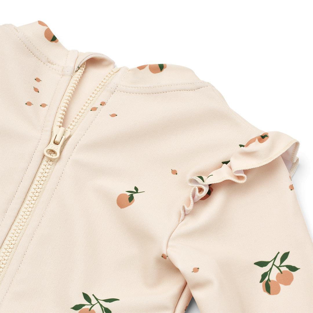 Liewood Sille Baby Printed Swimsuit - Peach - Sea Shell - Image 2