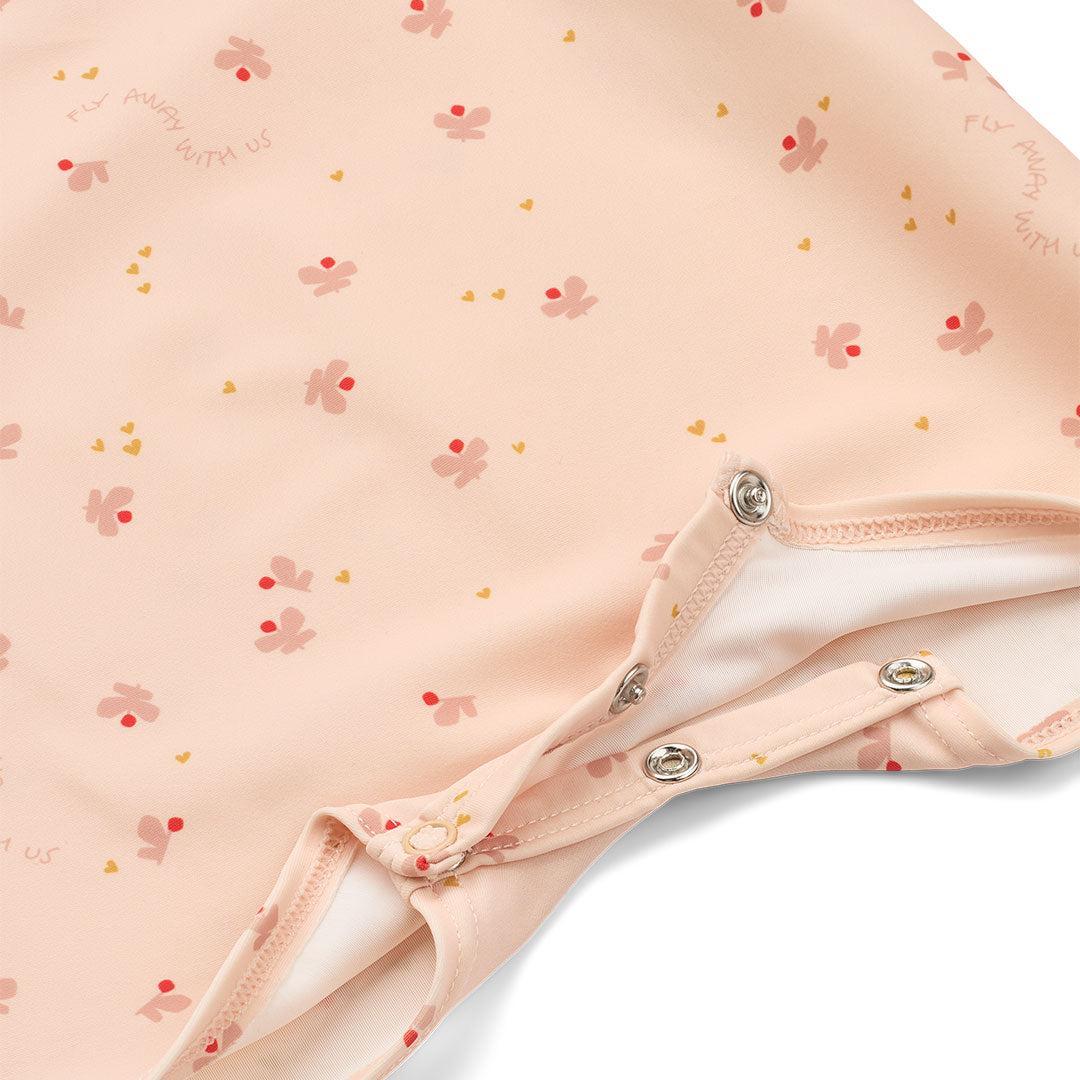 Liewood Thor Baby Swim Jumpsuit - Mini Butterfly / Apple Blossom - Image 3