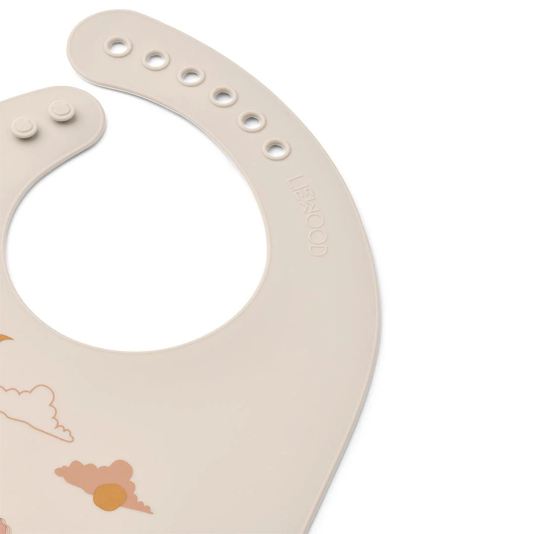 Liewood Tilda Printed Bib 2-Pack - Dream / Ecru - Image 2
