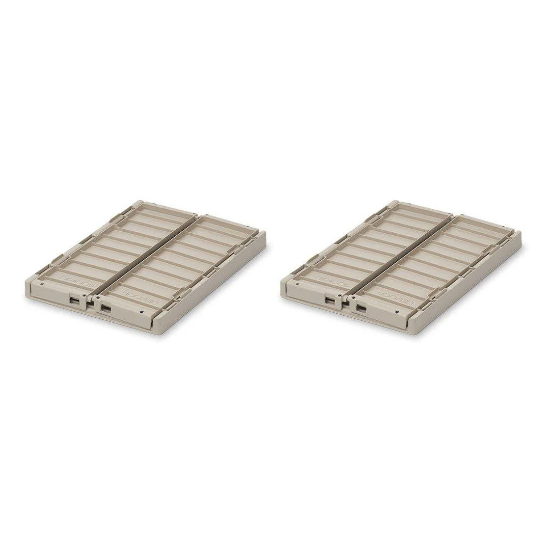 Liewood Weston Storage Boxes - Sandy - Medium - 2 Pack - Image 6
