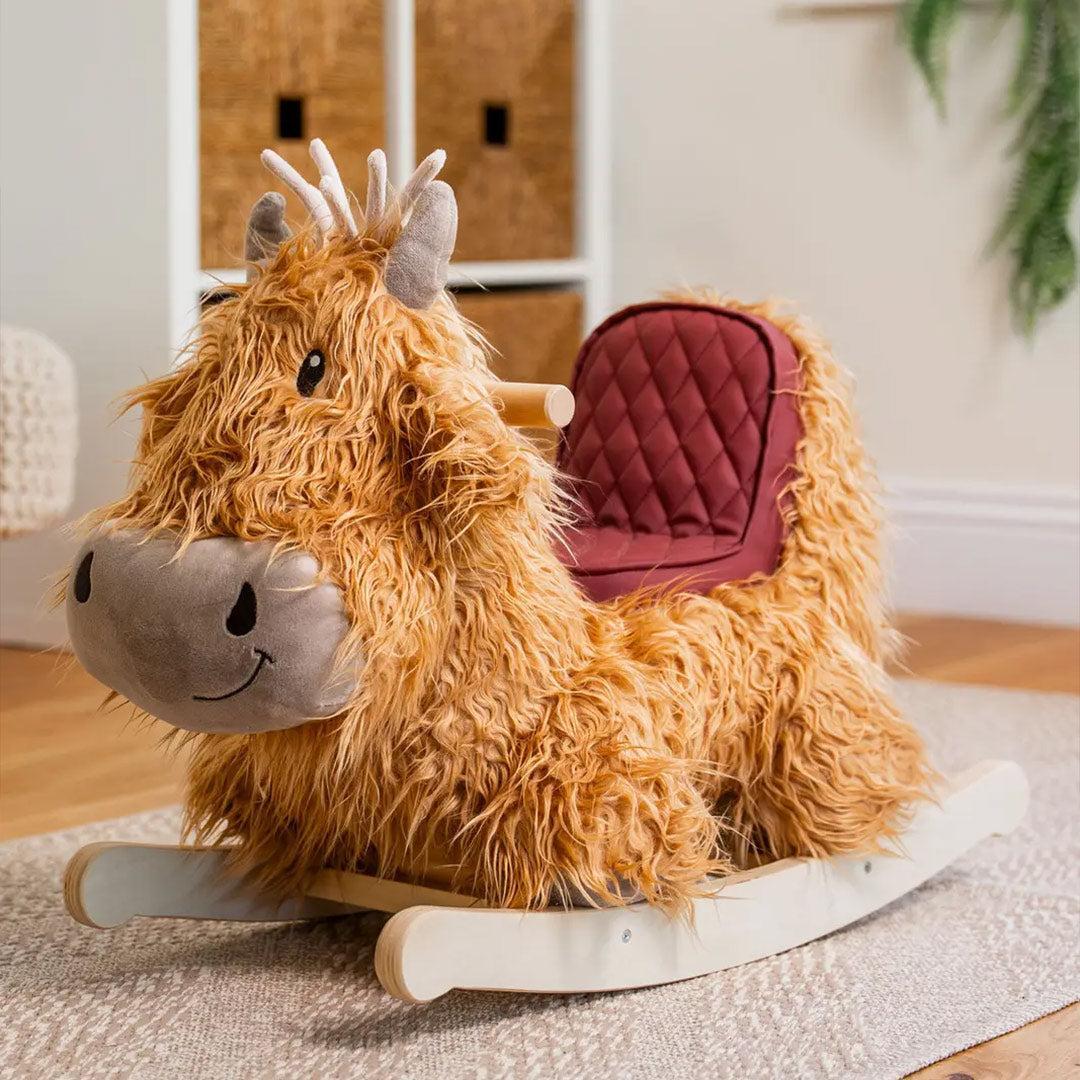 Little Bird Told Me - Rocking Highland Cow - Hubert