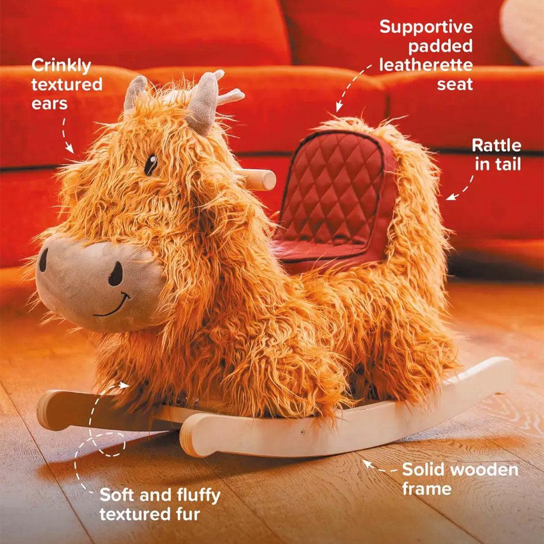 Little Bird Told Me - Rocking Highland Cow - Hubert - Image 2