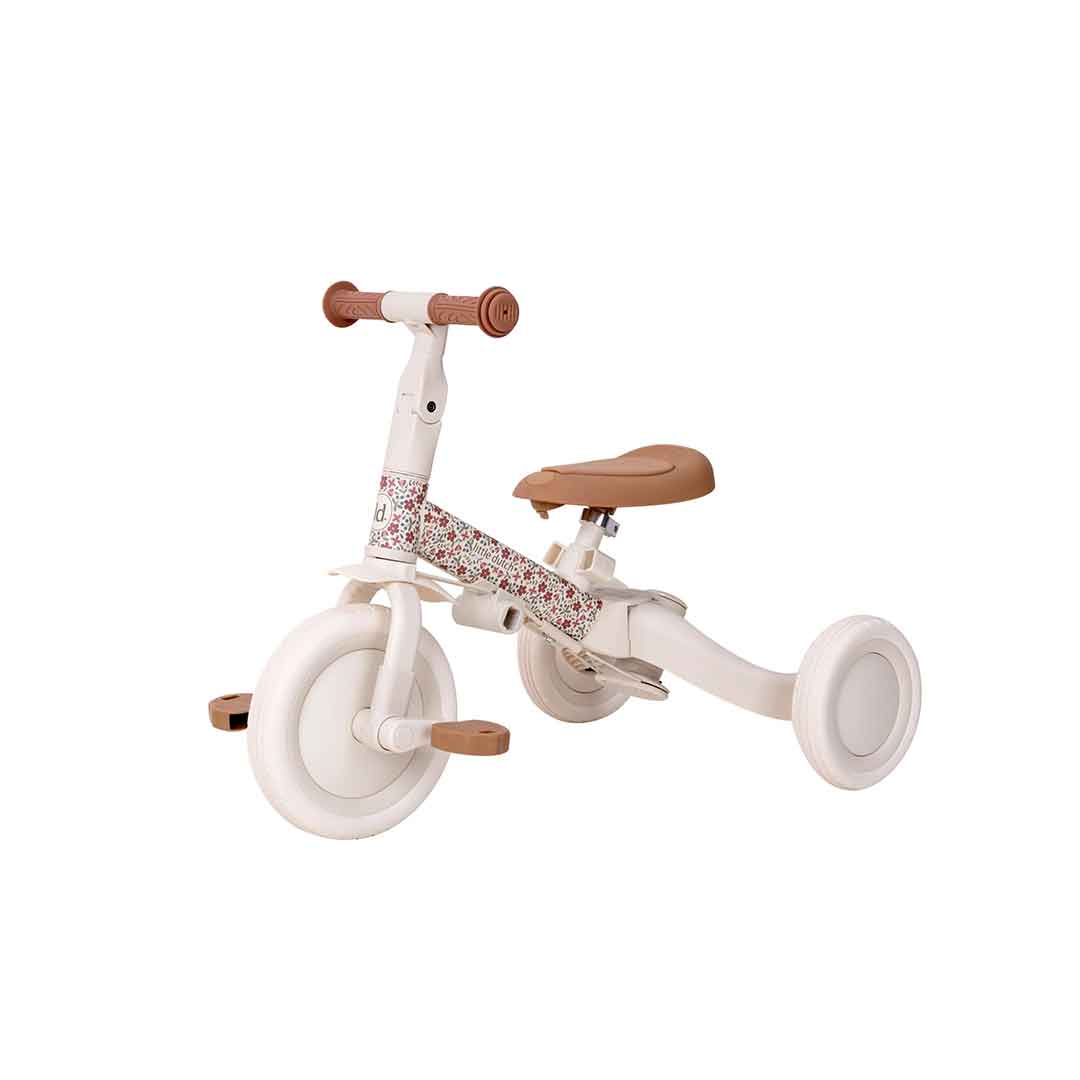 Little Dutch 4 in 1 Tricycle - Off White - Image 10