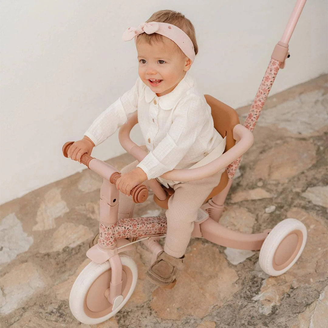 Little Dutch 4 in 1 Tricycle - Pink - Image 2
