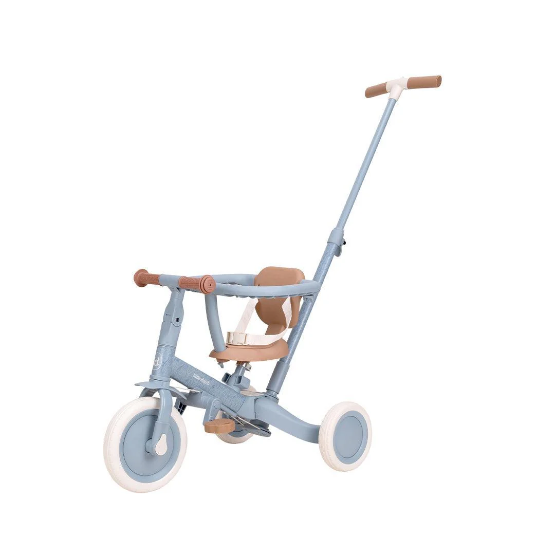 Little Dutch 4 in 1 Tricycle - Safari Dreams Blue