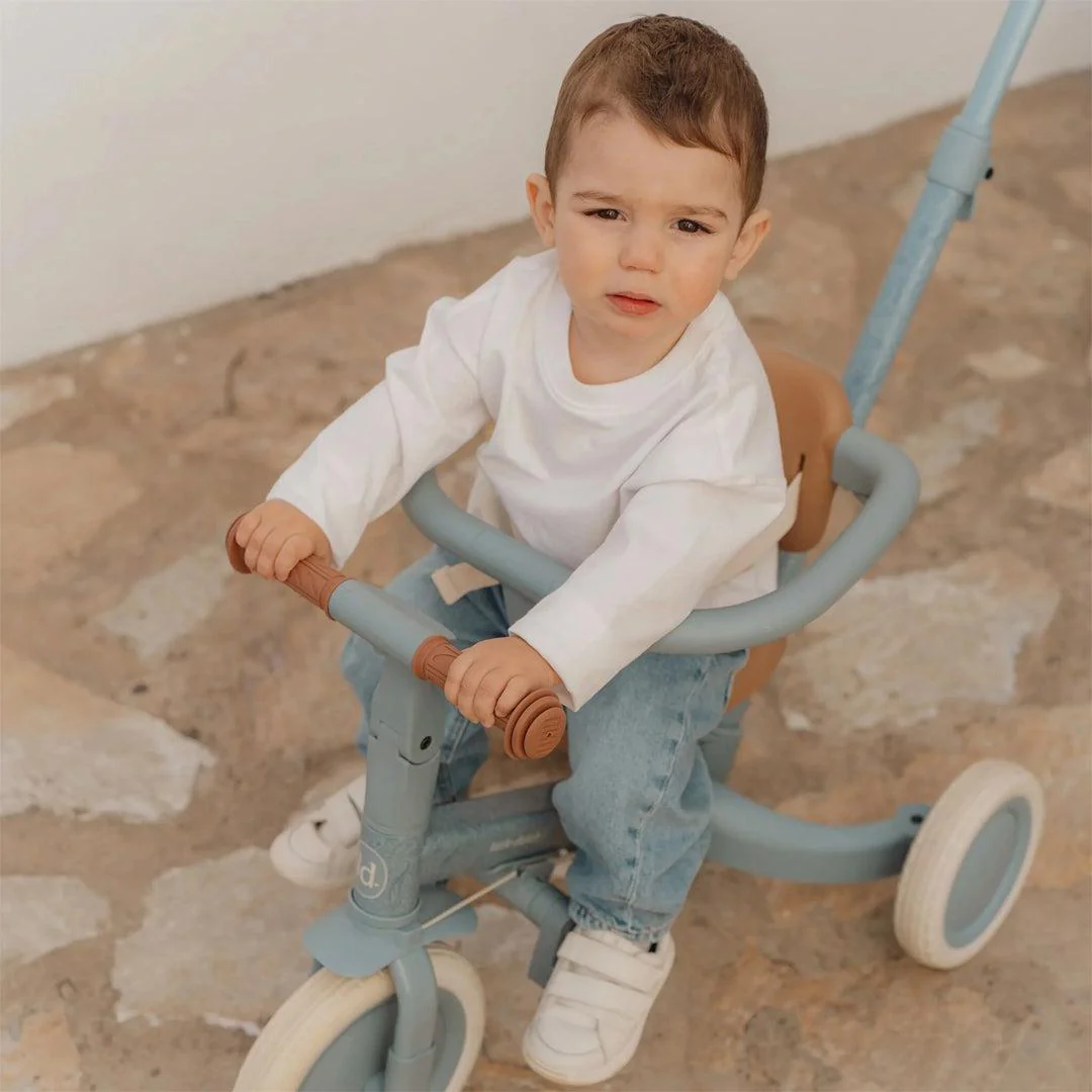 Little Dutch 4 in 1 Tricycle - Safari Dreams Blue - Image 2