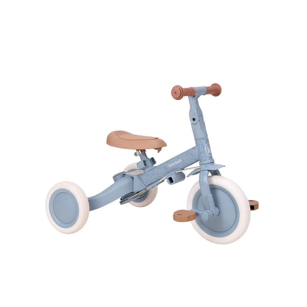 Little Dutch 4 in 1 Tricycle - Safari Dreams Blue - Image 8