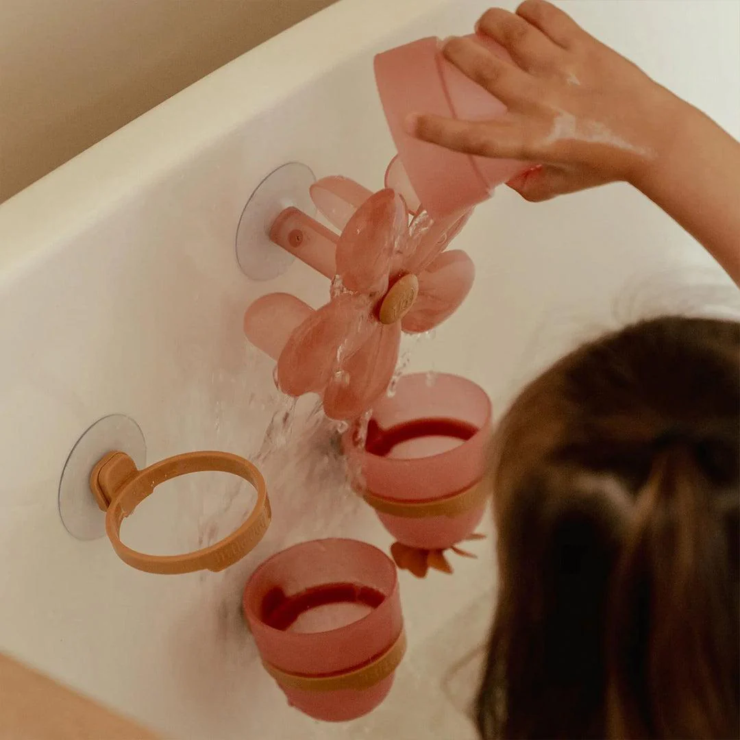 Little Dutch Bath Play Cups - Pink - Image 2
