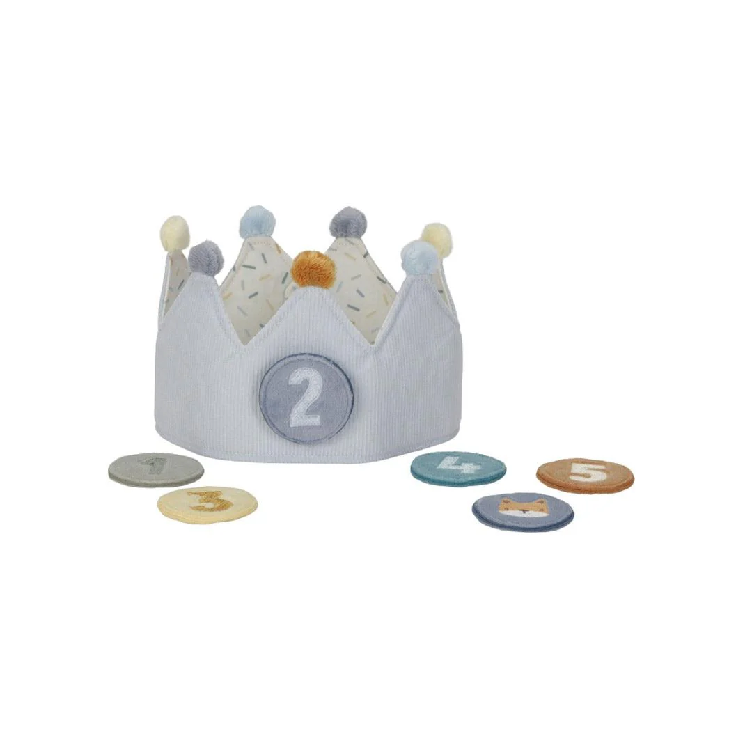 Little Dutch Birthday Crown With Numbers - Blue - Image 6