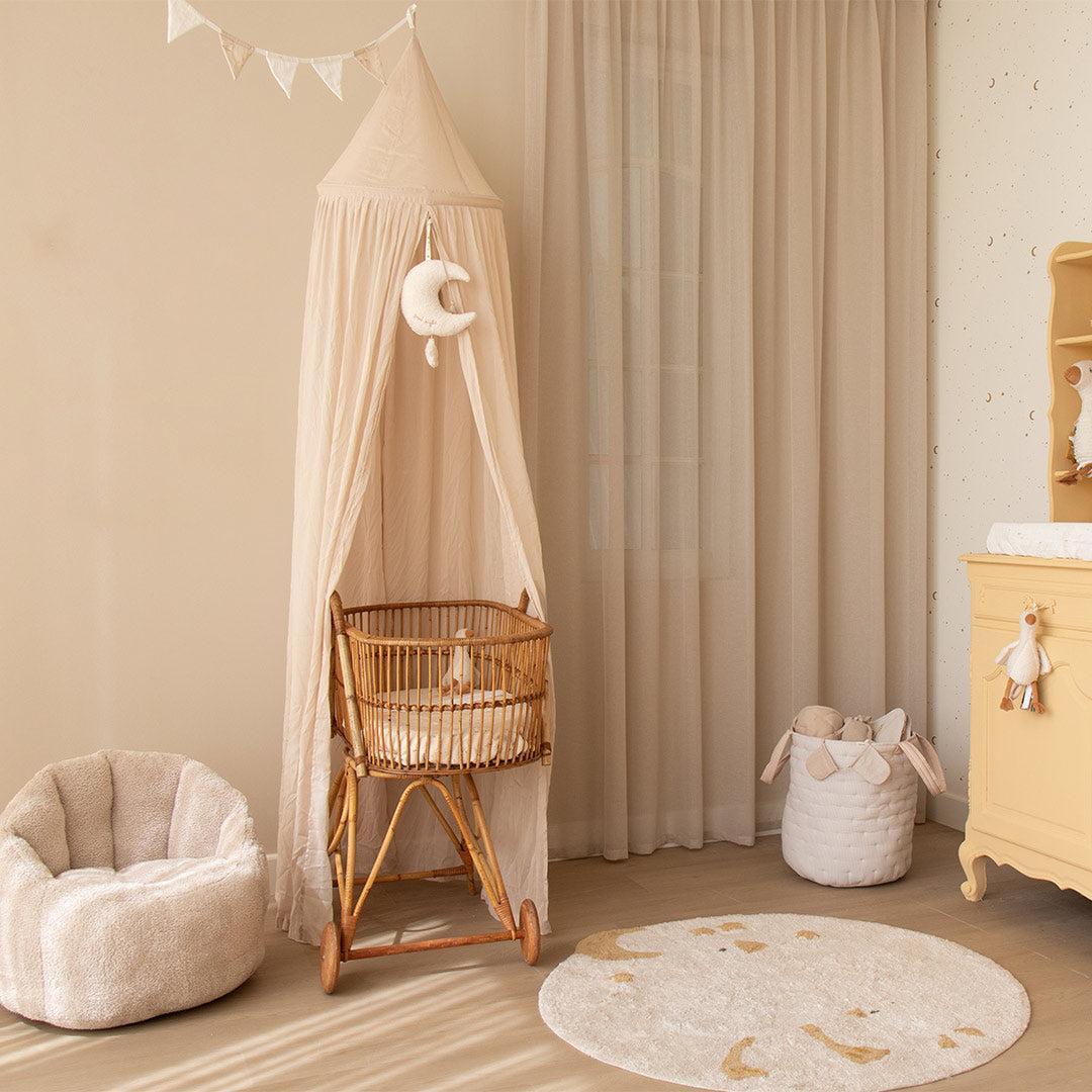Little Dutch Canopy Muslin - Pure Soft Beige - Image 2