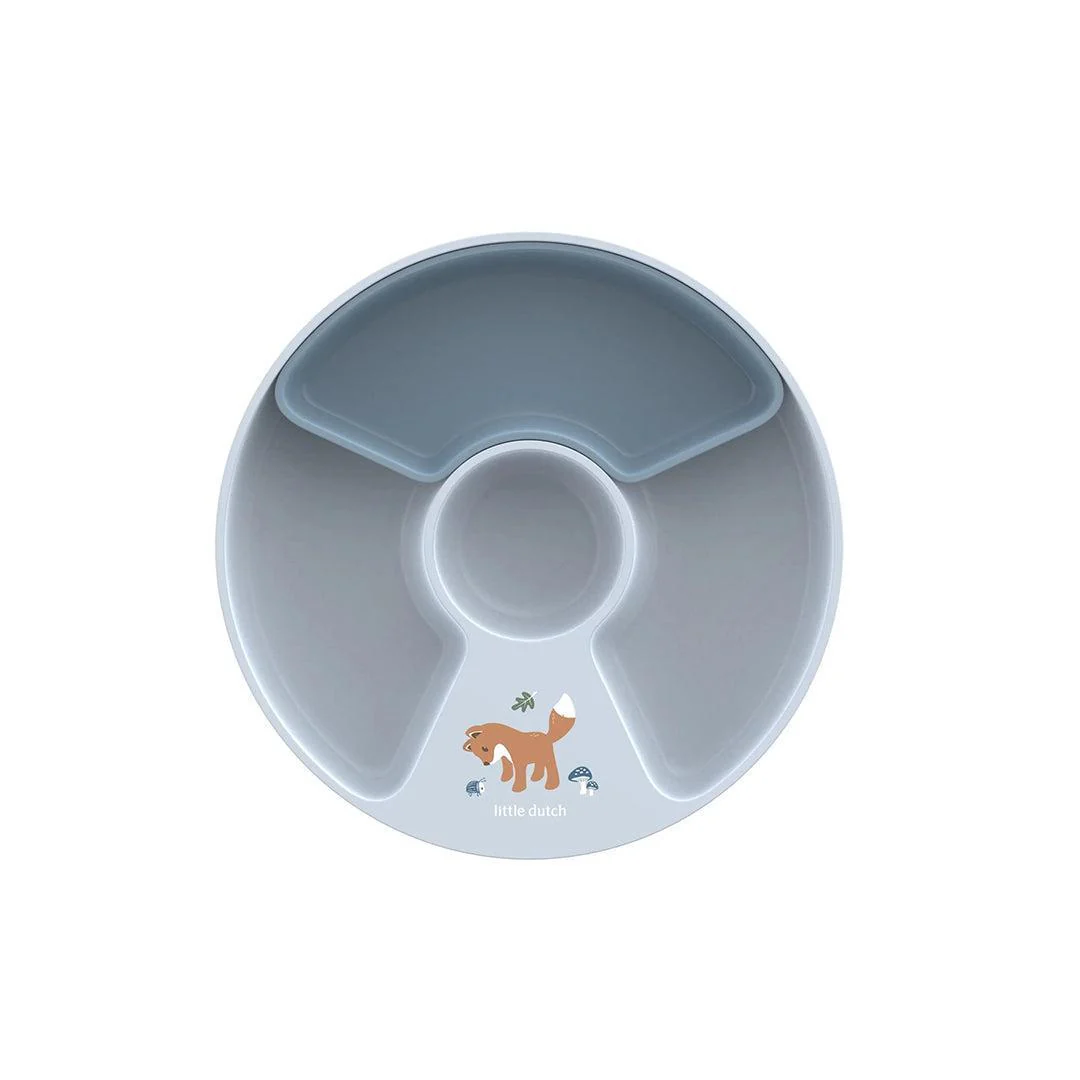 Little Dutch Divider Plate Mepal Mio - Blue