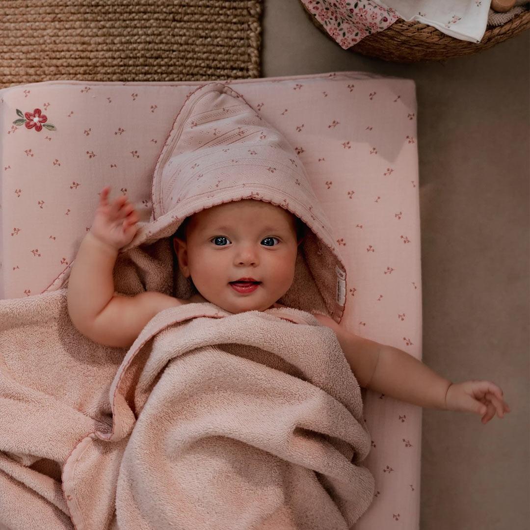 Little Dutch Hooded Towel - Pure Blossom - Image 2