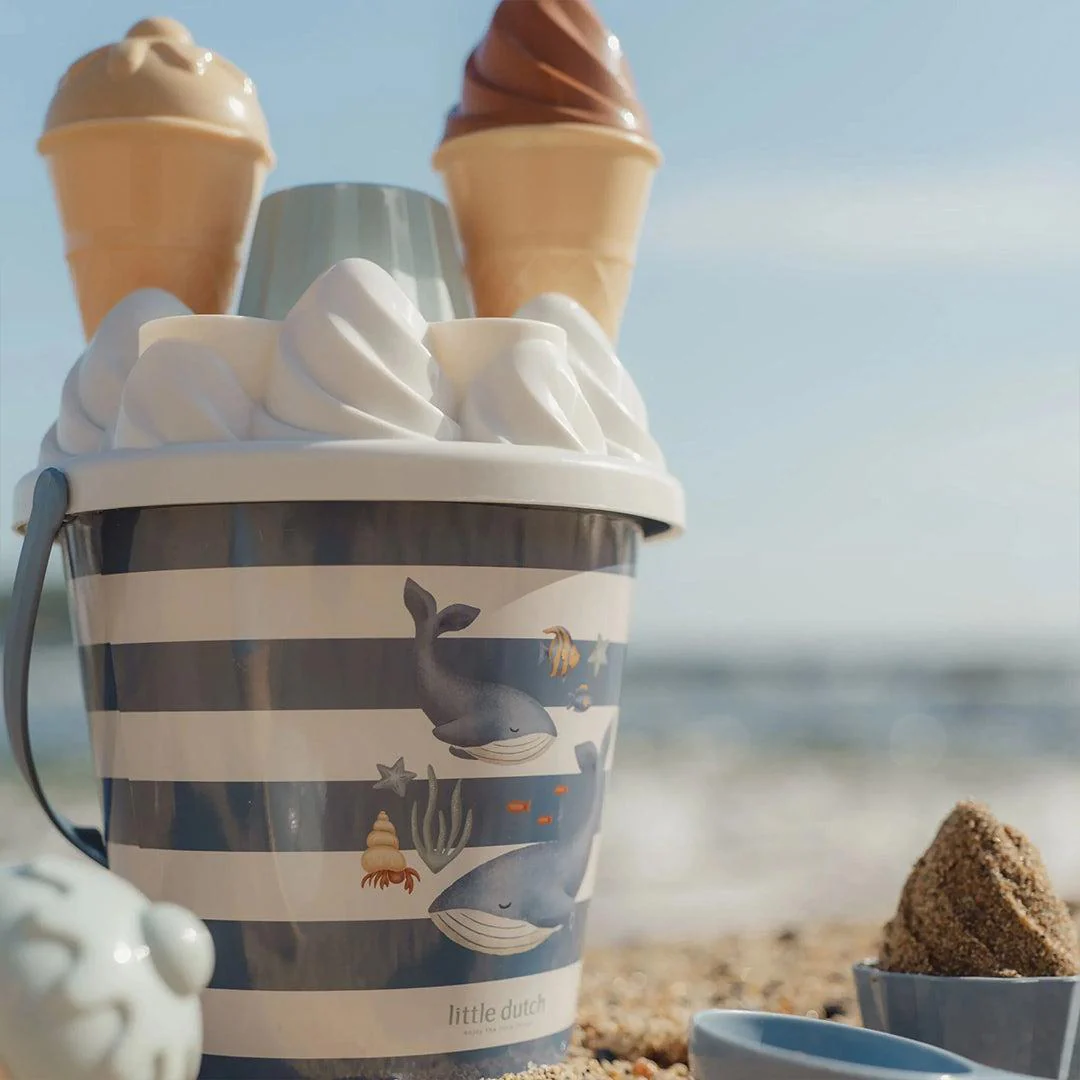 Little Dutch Ice Cream Bucket Set 14 pcs - Ocean World - Image 7