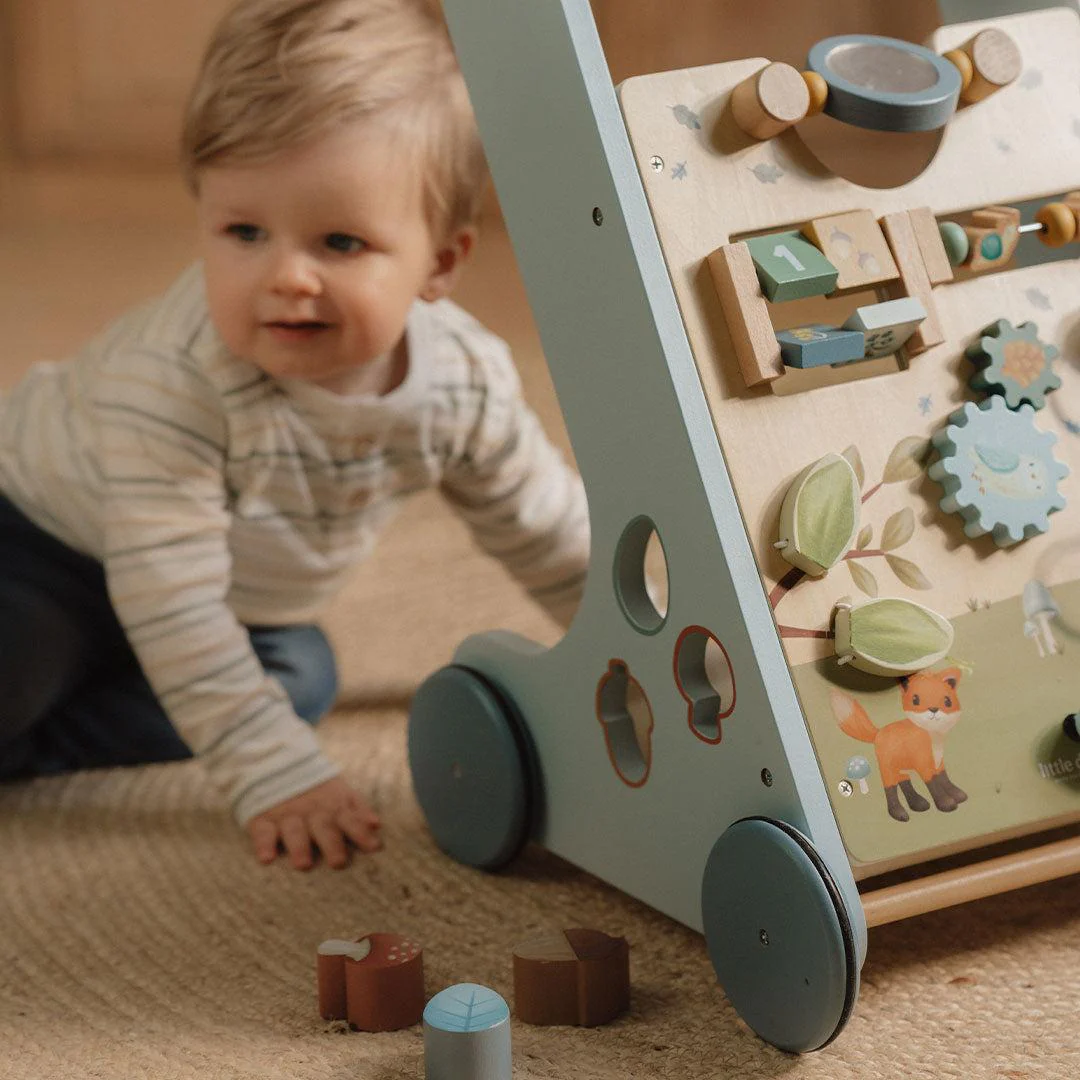 Little Dutch Multi-Activity Baby Walker - Forest Friends - Image 3