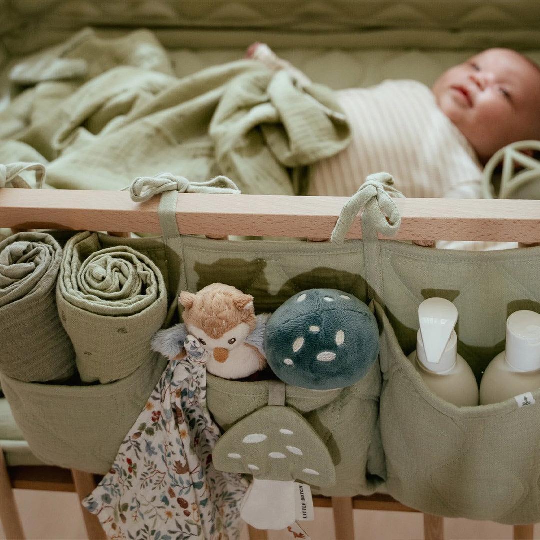 Little Dutch Muslin Swaddles - Pure Sage - Image 2