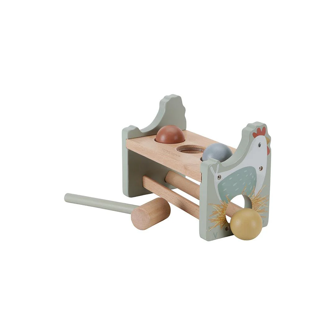 Little Dutch Pounding Bench With Rolling Balls - Little Farm - Image 7