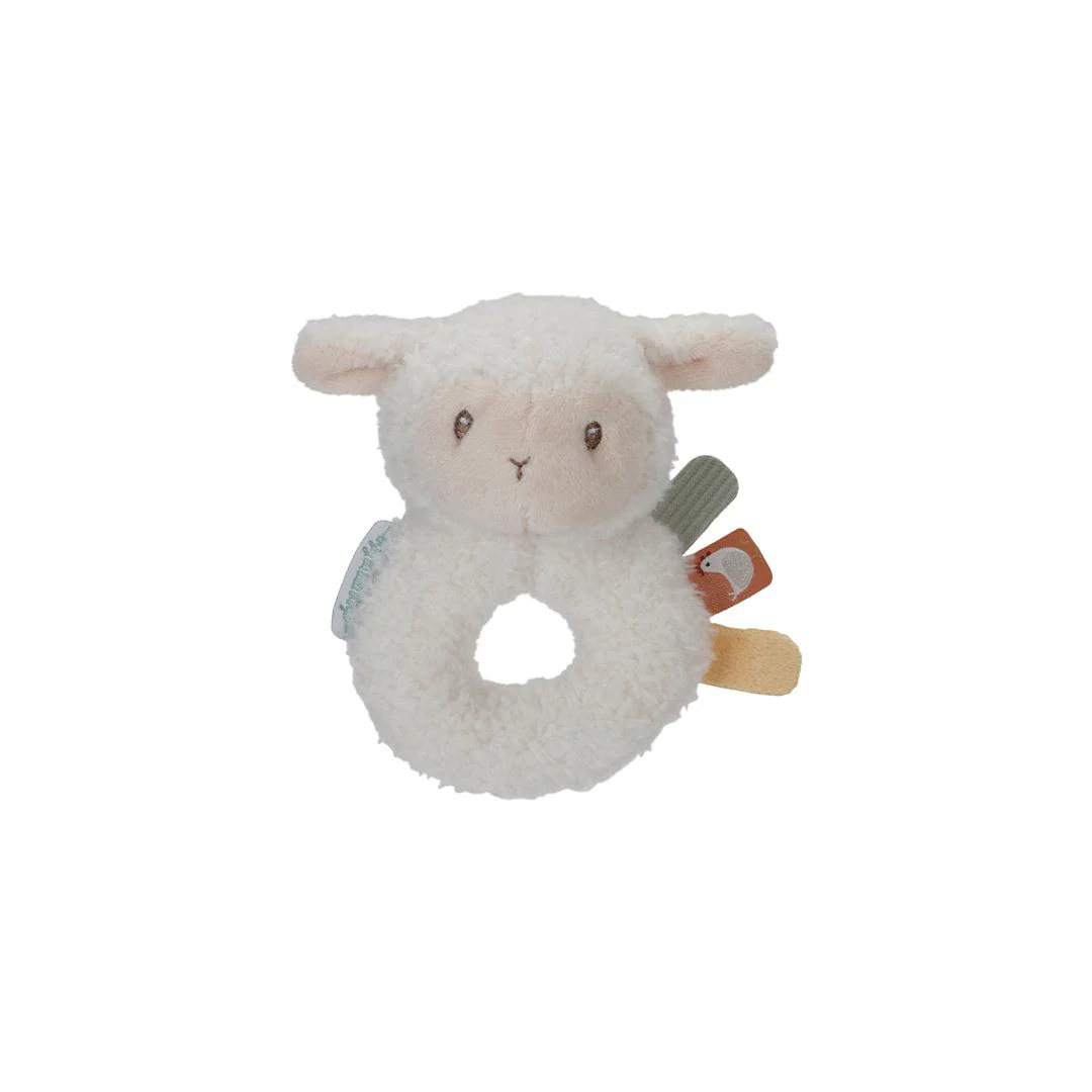Little Dutch Soft Ring Rattle - Little Farm - Sheep